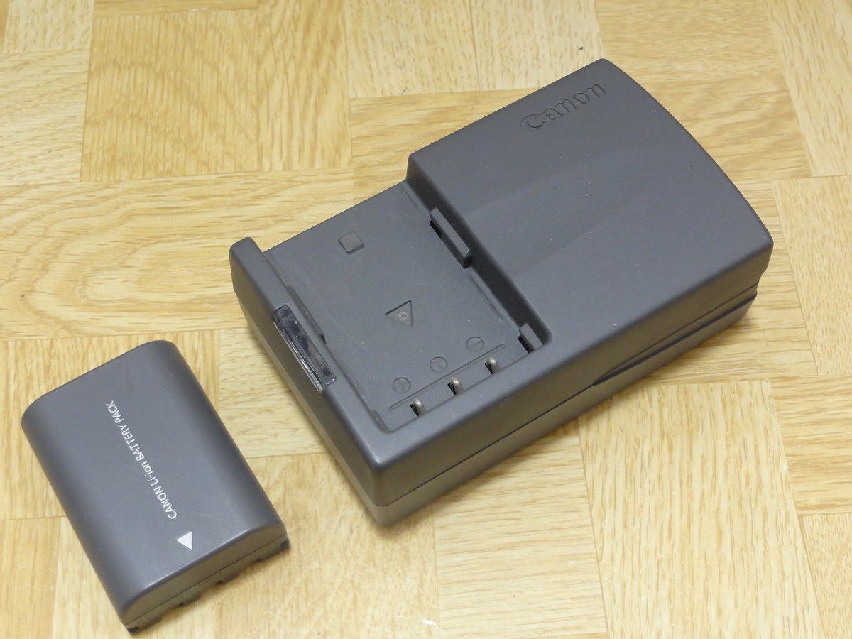 ★動作品★Canon キャノン純正 デジカメバッテリー NB-2LH と 充電器 CB-2LT セット 送料無料 _画像1