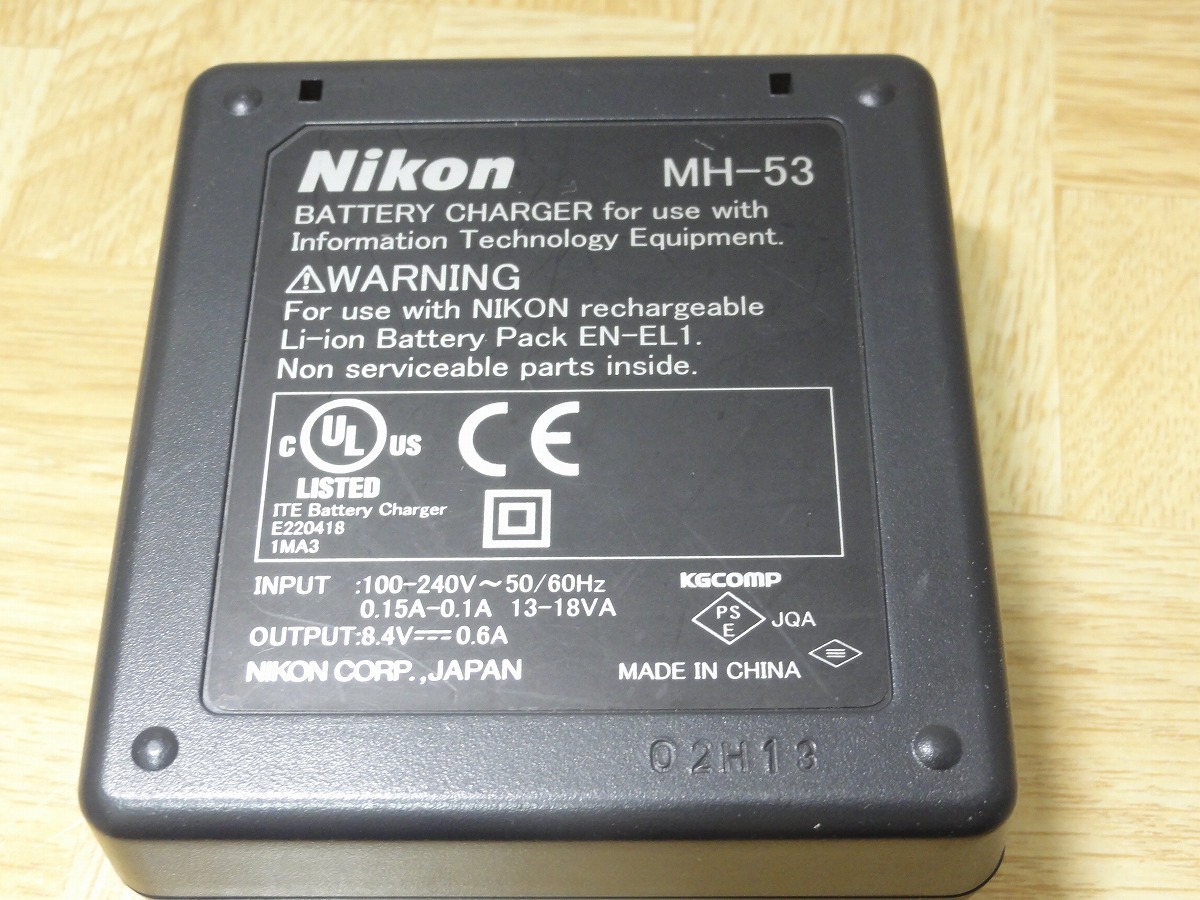 *Nikon Nikon оригинальный EN-EL1 для зарядное устройство MH-53 зарядное устройство для аккумулятора бесплатная доставка 