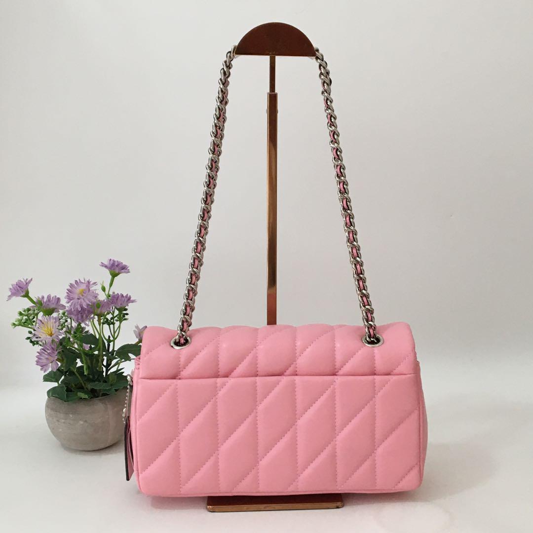 COACH ピンク ショルダー/クロスボディ チェーンバッグ CP147