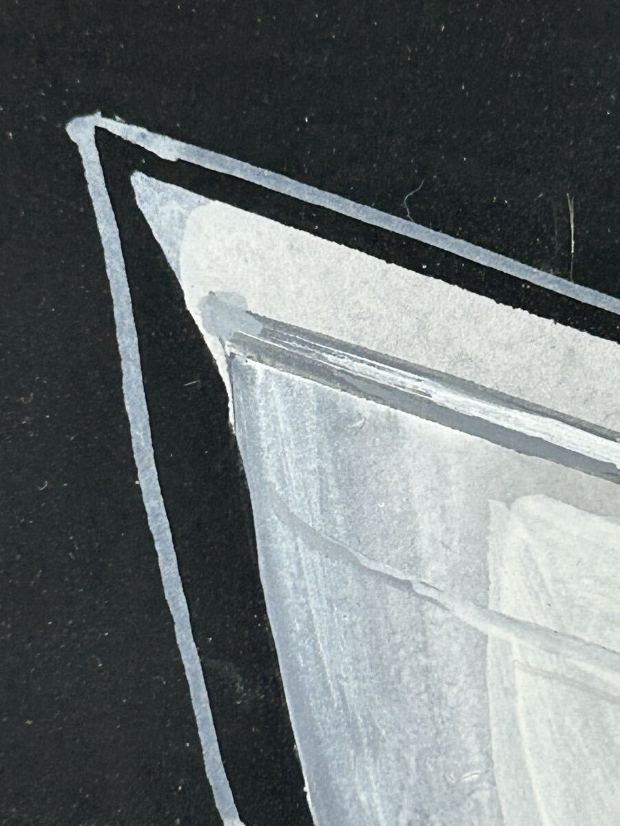 『幽玄』真作保証 平岡靖弘「グラス」肉筆水彩 0号 共シール 箱付 独立会員 安井賞受賞 京都府文化賞功労賞 010001022_画像6