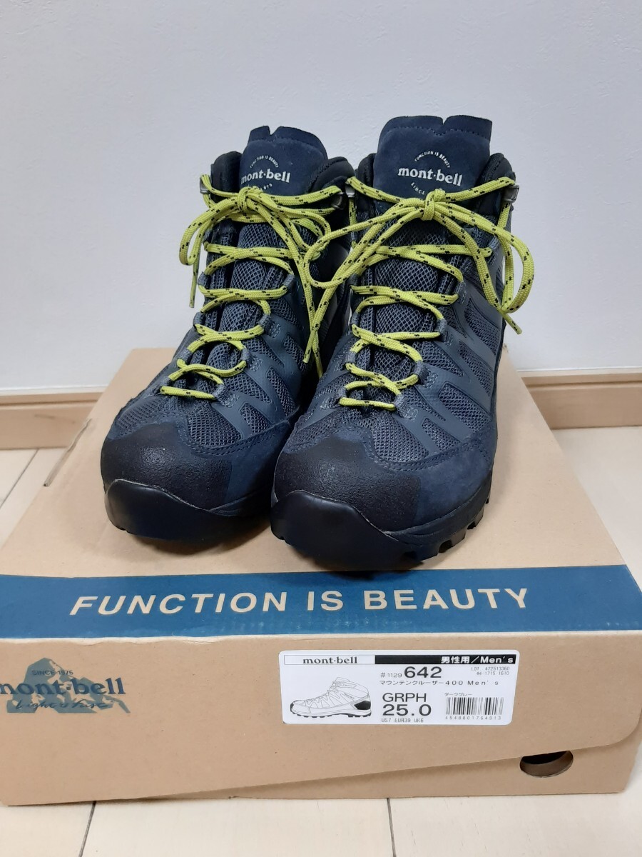 モンベル　マウンテンクルーザー400　メンズ25.0cm　GORE-TEX_画像1