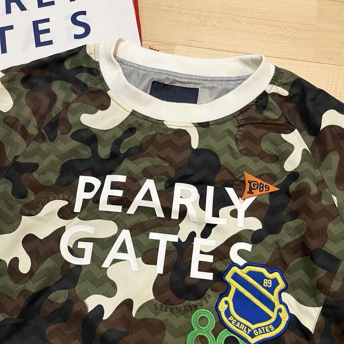 ★パーリーゲイツ カモワッペン 迷彩柄スニード ブルゾン メンズ ★送料無料 正規品_画像3