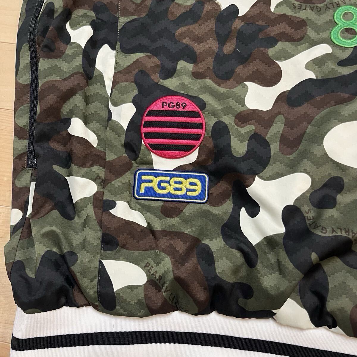 ★パーリーゲイツ カモワッペン 迷彩柄スニード ブルゾン メンズ ★送料無料 正規品_画像4