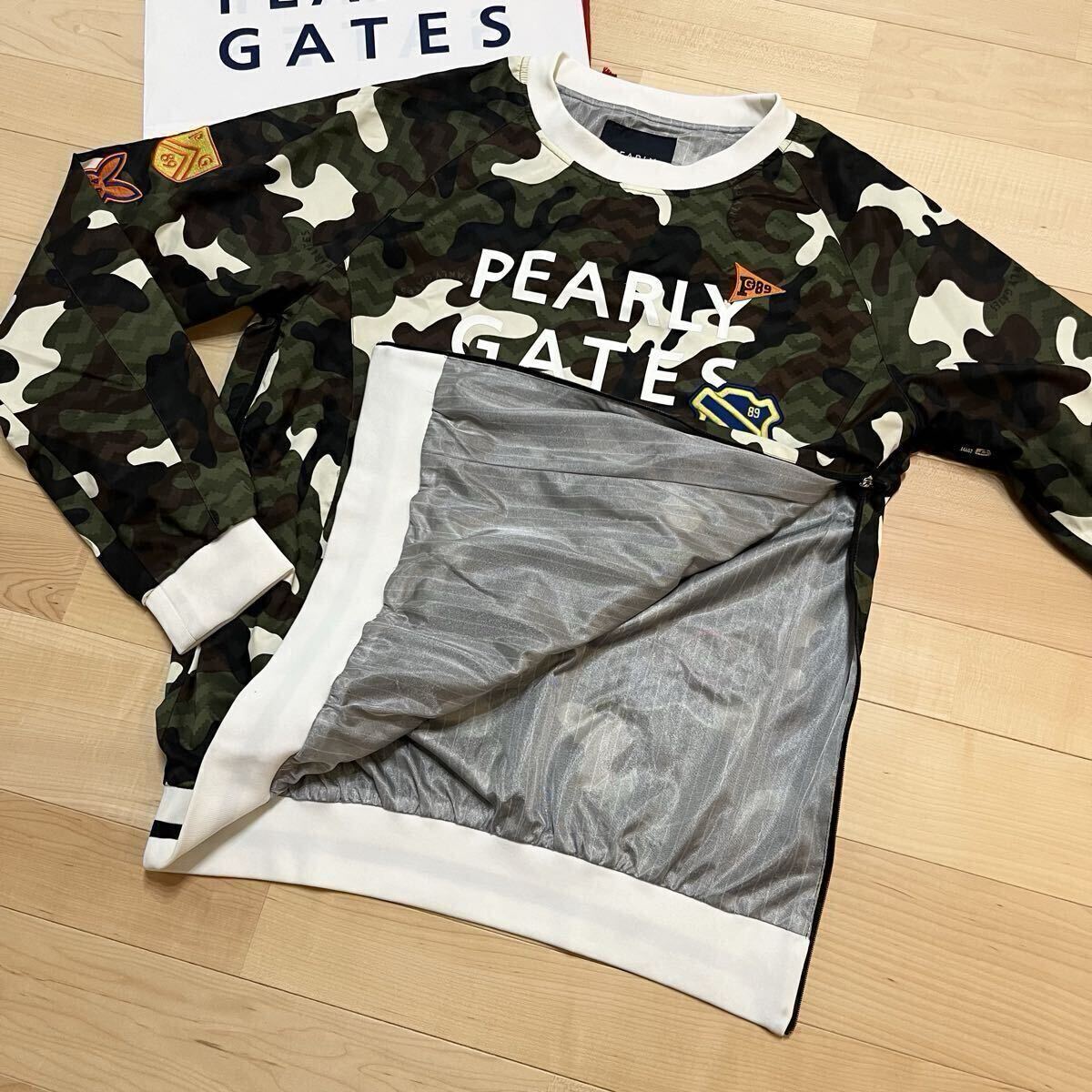 ★パーリーゲイツ カモワッペン 迷彩柄スニード ブルゾン メンズ ★送料無料 正規品_画像5