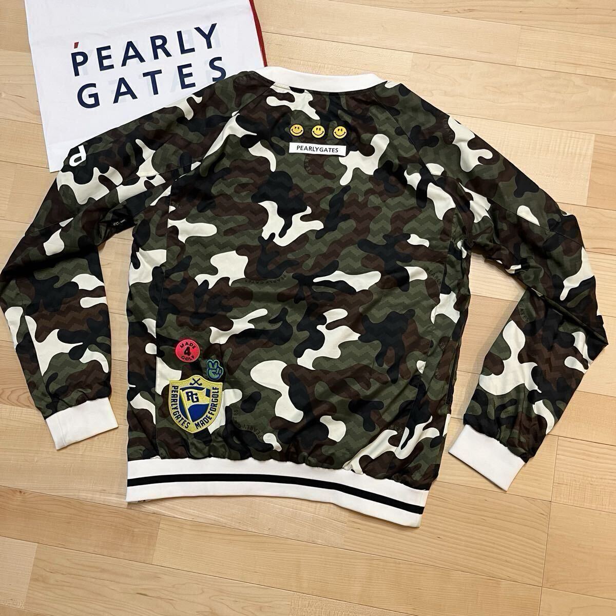 ★パーリーゲイツ カモワッペン 迷彩柄スニード ブルゾン メンズ ★送料無料 正規品_画像7