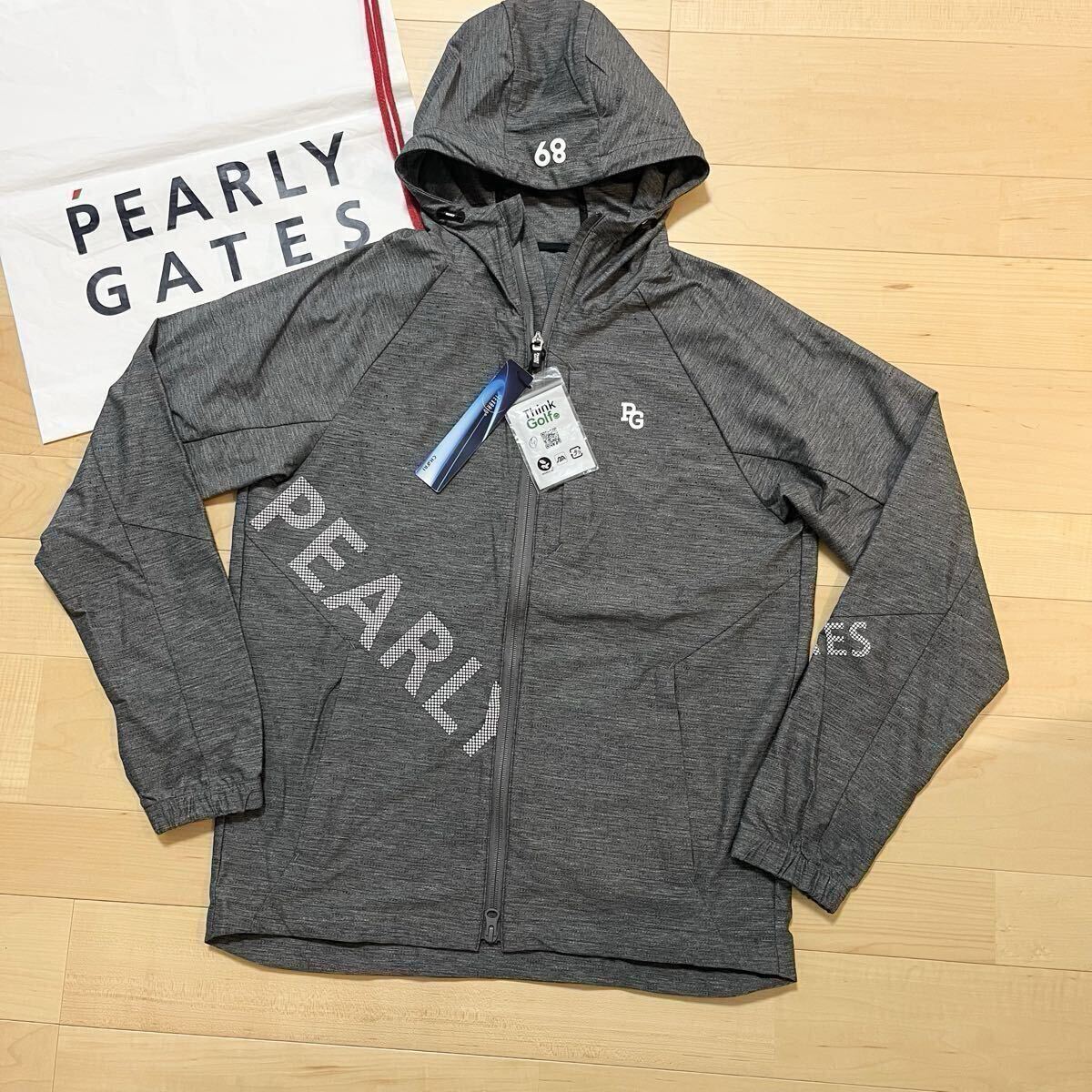『新品未使用』★パーリーゲイツ ダブルジップパーカー フーディジャケット メンズ ★送料無料 正規品_画像1