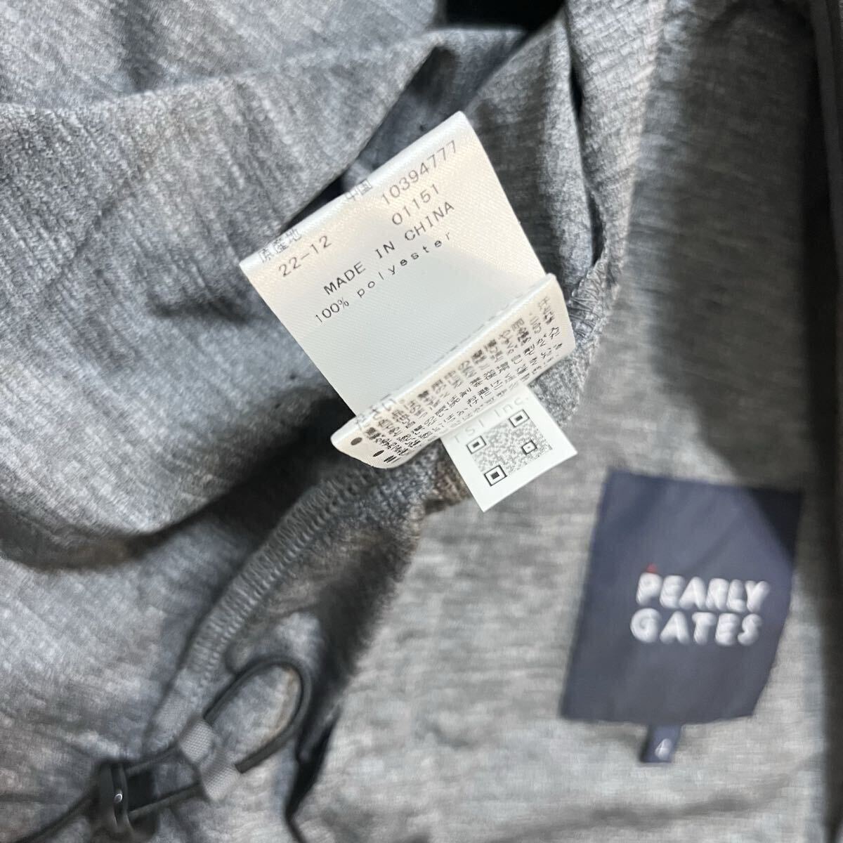 『新品未使用』★パーリーゲイツ ダブルジップパーカー フーディジャケット メンズ ★送料無料 正規品_画像10