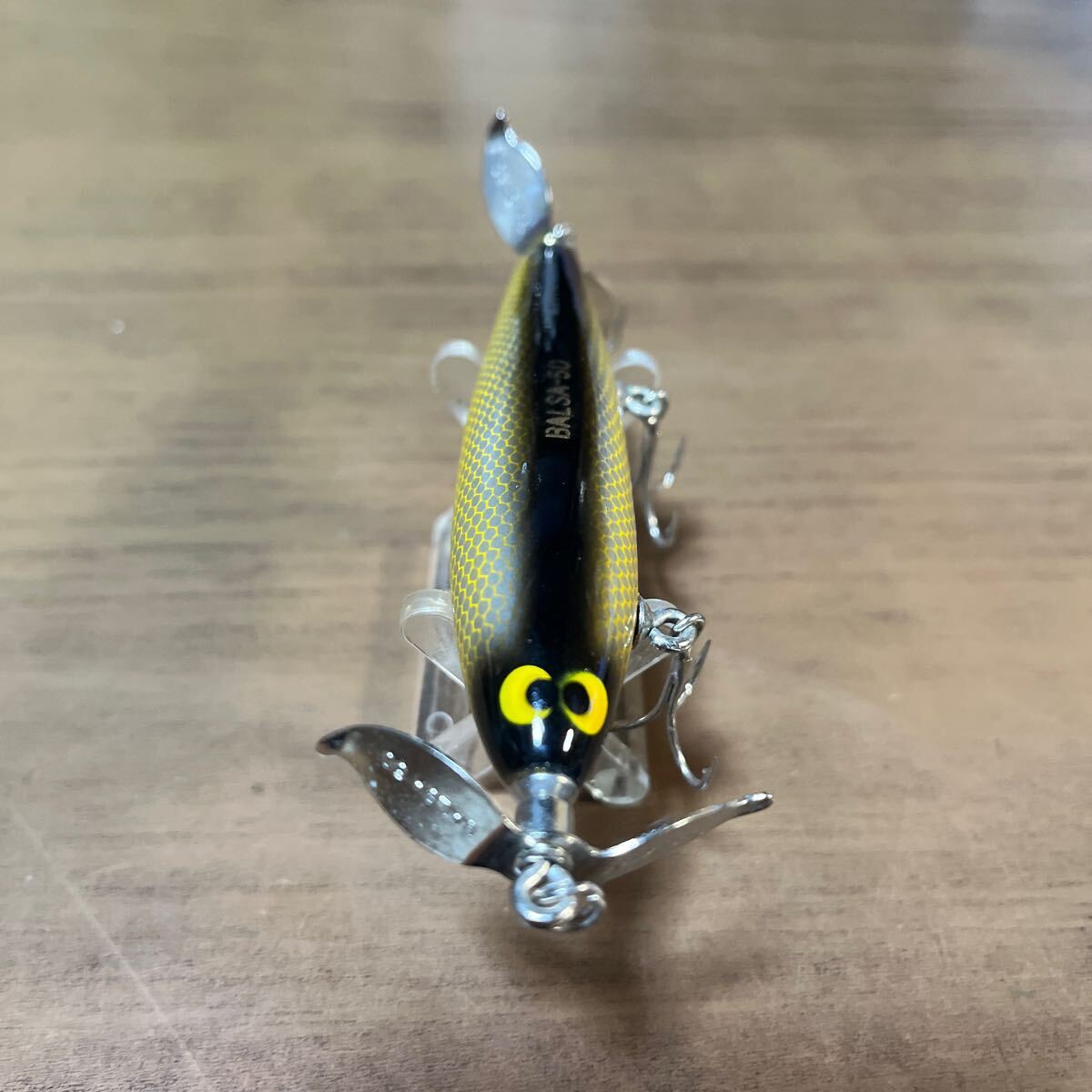 バルサ50 オールド ホッツィートッツィー 未使用品　ブロック体ペラ　オリジナル 検索 old balsa50 ザウルス saurus _画像4