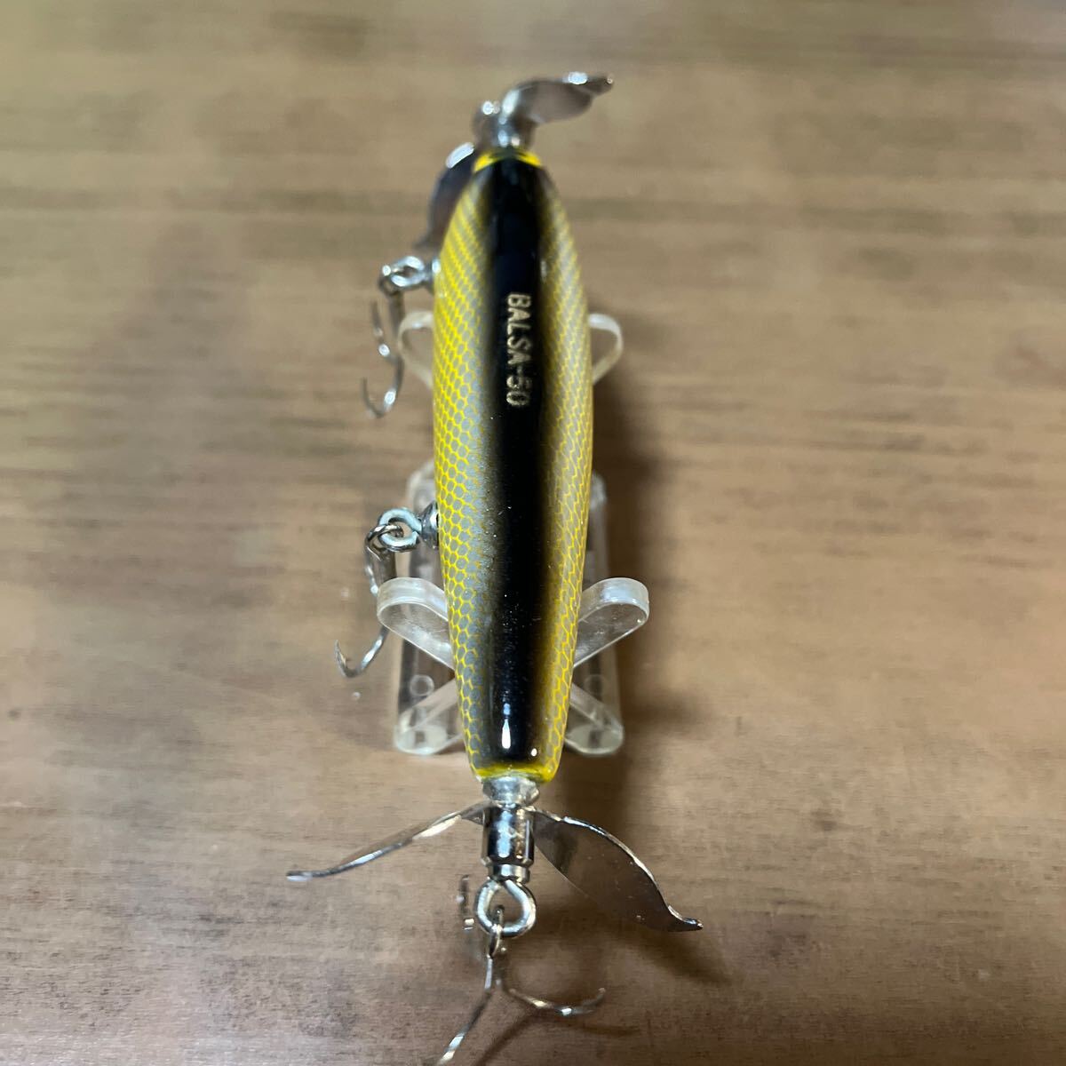 バルサ50 オールド ホッツィートッツィー 未使用品　ブロック体ペラ　オリジナル 検索 old balsa50 ザウルス saurus _画像5