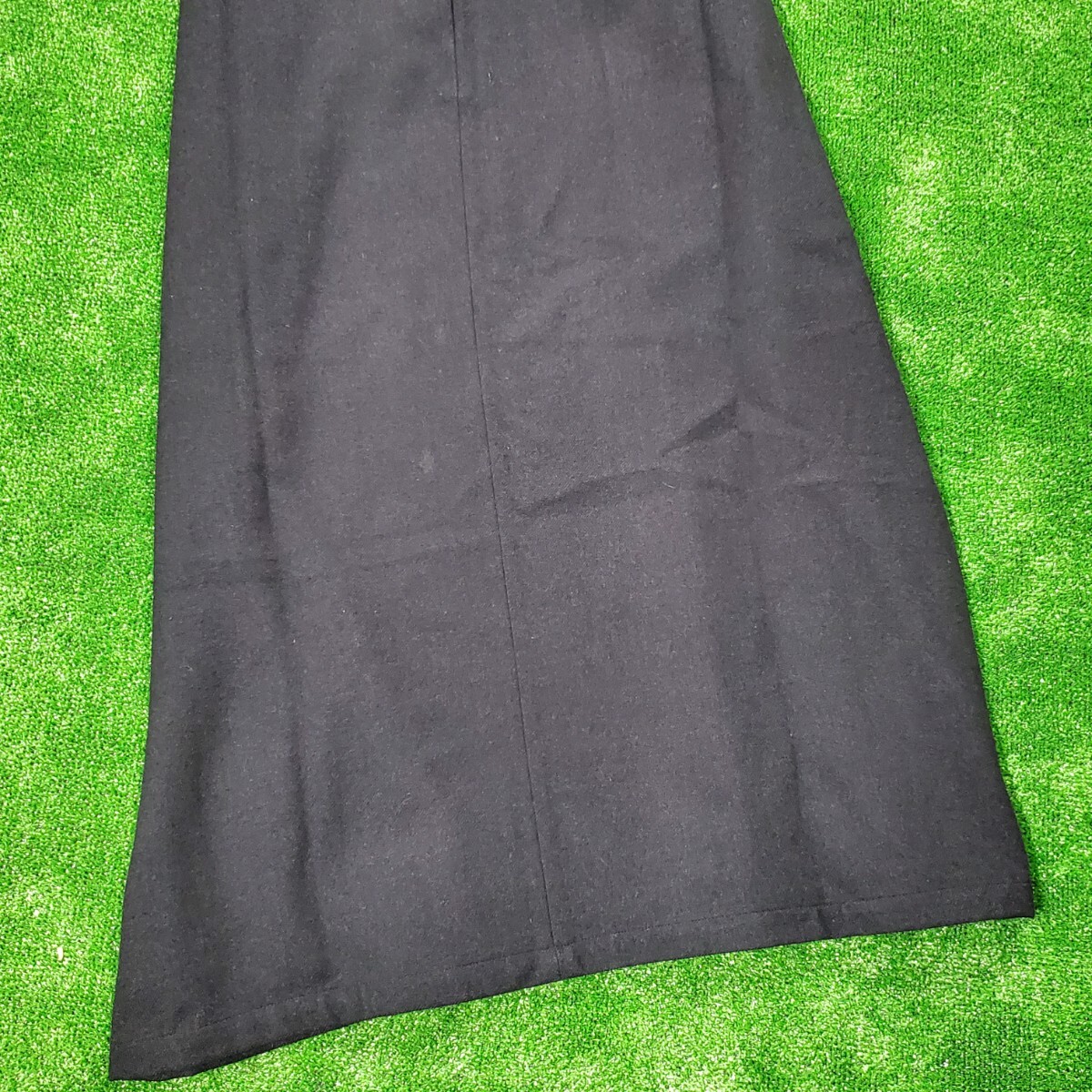 YOHJI YAMAMOTO ヨウジヤマモト NOIR ノアール ウールスカート ロングスカート ブラック 3 約L相当 リボン ノワール 巻きスカート 毛 Y's_画像7