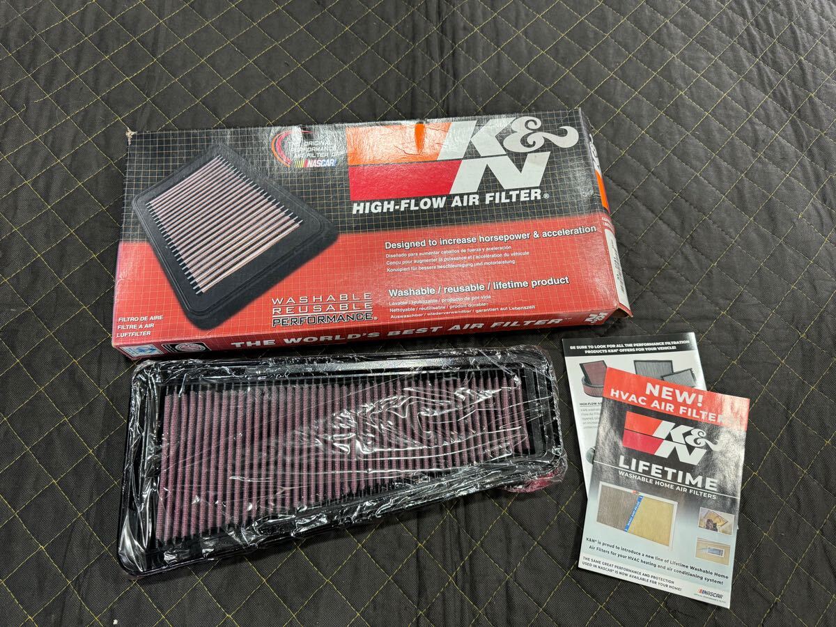 新品未使用 在庫処分 K&N エアフィルター FJクルーザー北米仕様 ハイフローエアーフィルター_画像1