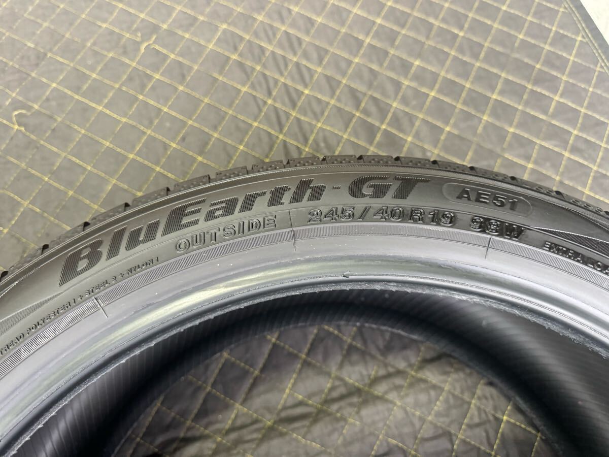 極上中古　 ヨコハマ BluEarth-GT AE51245/40-19 2本セット_画像3