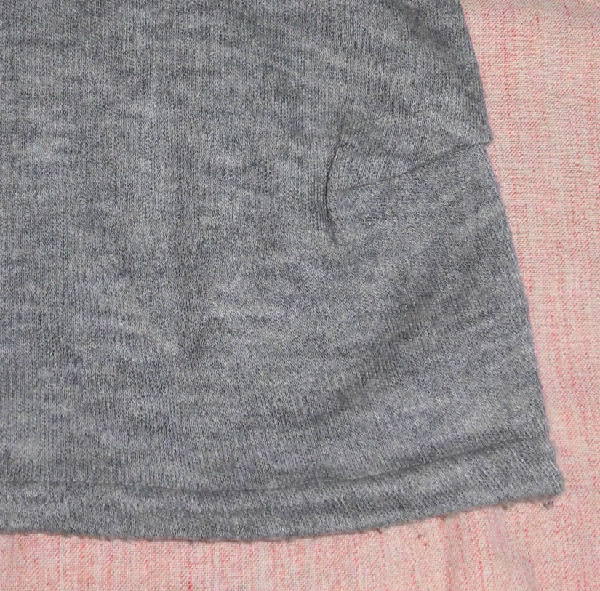 中古　SHOO・LA・RUEの長袖チュニック　Ｍ　紺・グレー・白_画像7