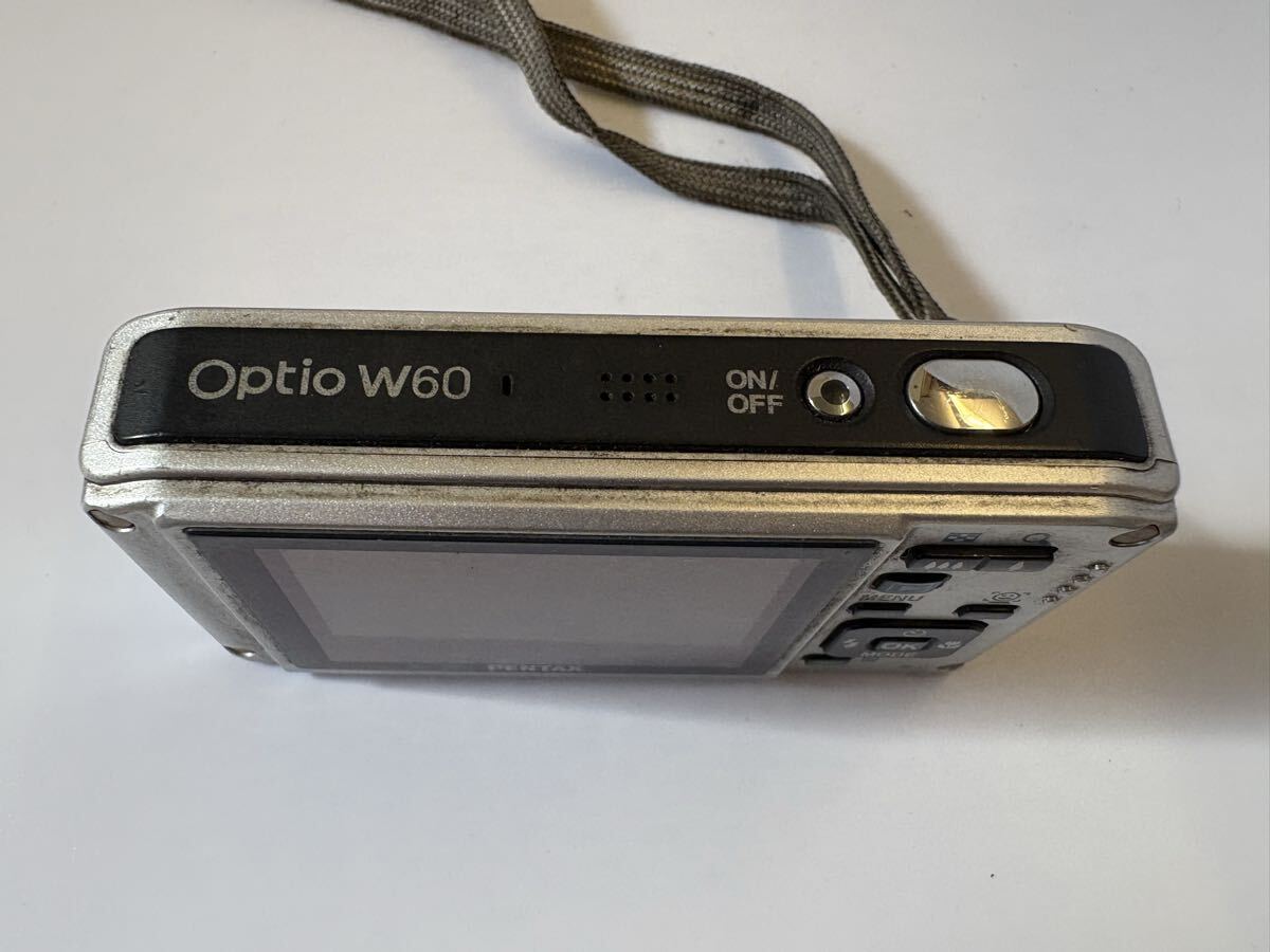 早708-156 PENTAX デジタルカメラ Optio W60 ジャンク ペンタックス ピンク_画像3