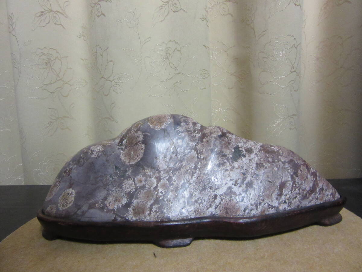 白山紋石　磨き飾り石　美石　和洋の飾り品　インテリア_画像6