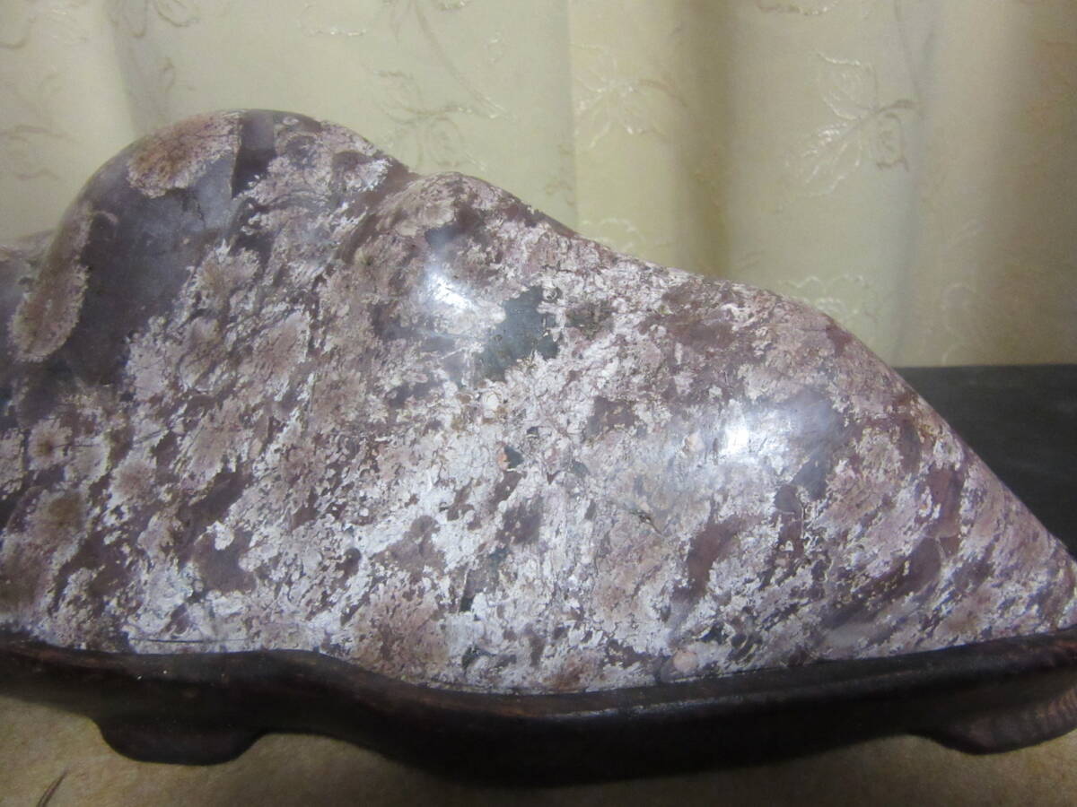 白山紋石　磨き飾り石　美石　和洋の飾り品　インテリア_画像7