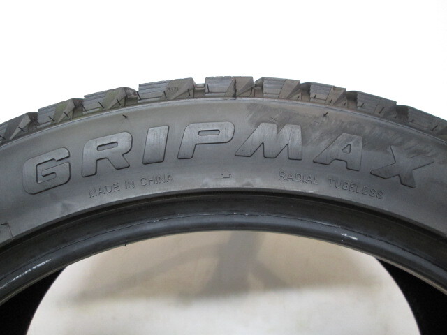 M3-150(送料無料/代引きOK)ランクE 中古 美品 バリ溝 225/45R18 GRIPMAX GRIPICEX 2024年 8分山 スタッドレス 1本のみ_画像7