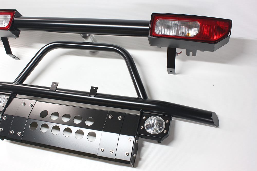 ☆ジムニーＪＢ６４用マットブラックシシ狩り前後セット☆_画像2