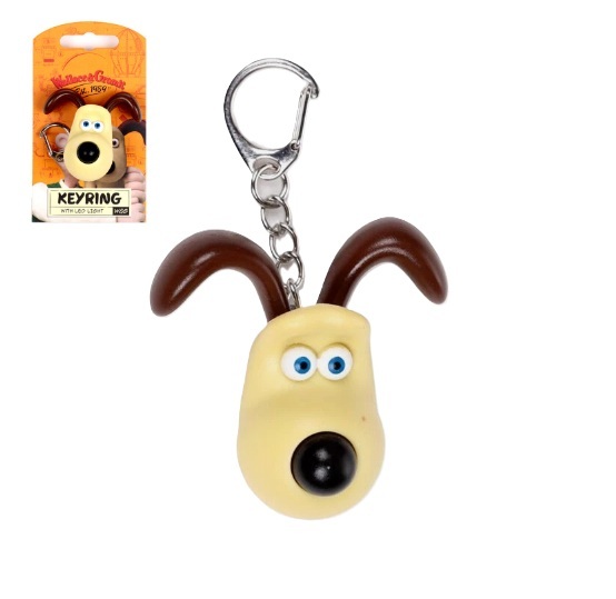  Wallace . Gromit * Gromit LED светится брелок для ключа A