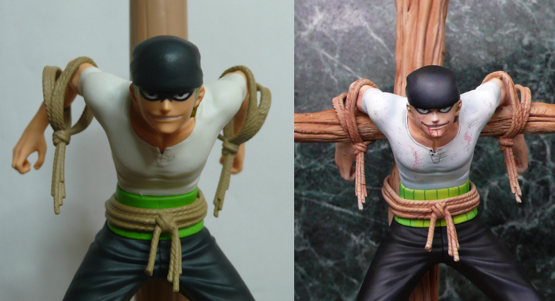 ワンピース フィグライフ! 海賊狩りのゾロ　フルリペイント_画像8