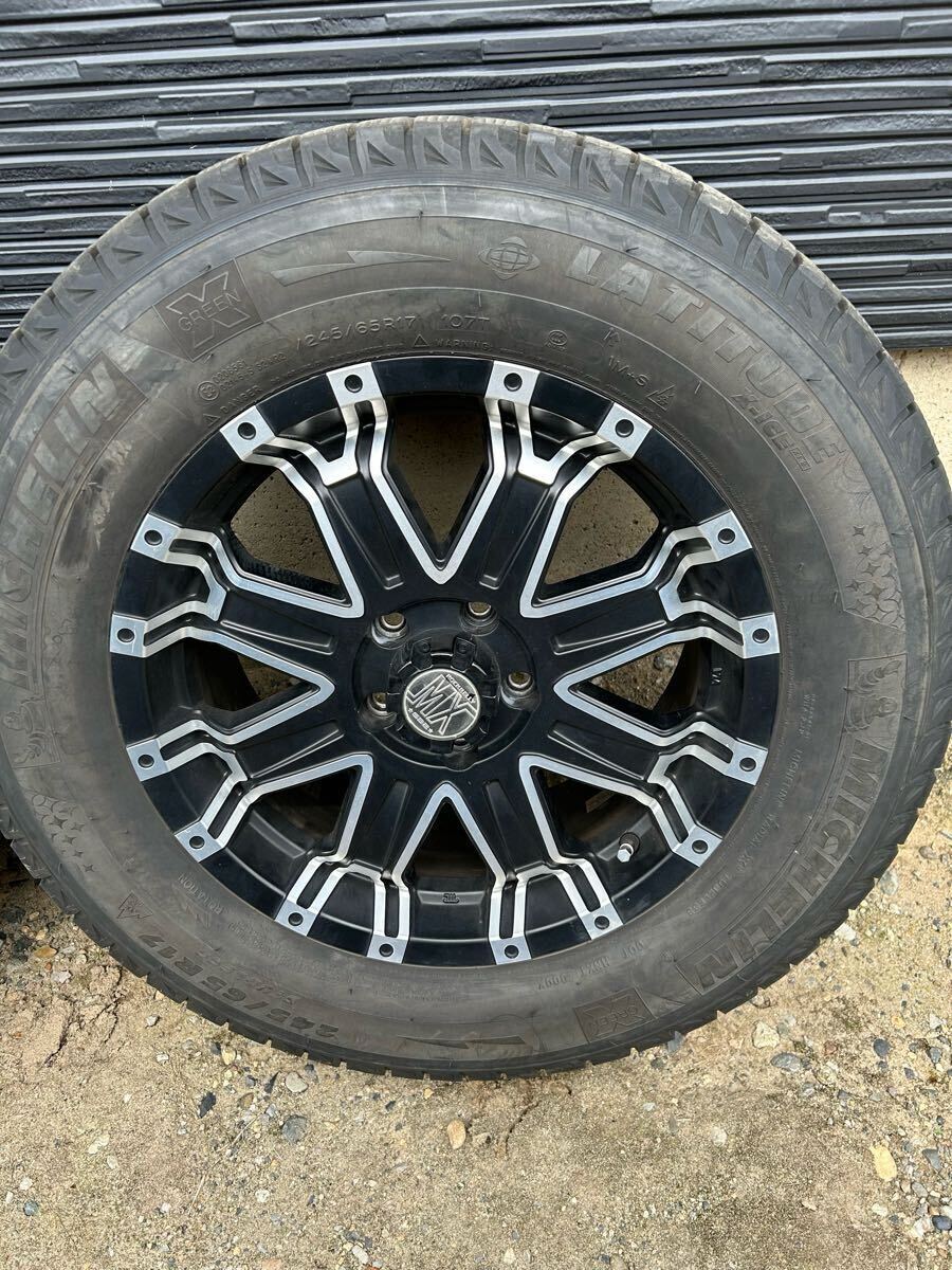 ロックケリー★ROCK KELLY★MX★632★スタッドレス★114.3★エクスプローラー★245/65R17★MICHELIN LATITUDE X-ICE★バリ溝 2018年制