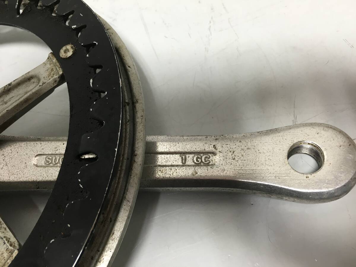 ♪SUGINO 1GC スギノ チェーンリング クランク セット 自転車 パーツ 部品 現状品 中古 (NF251028) 218-1382_画像5