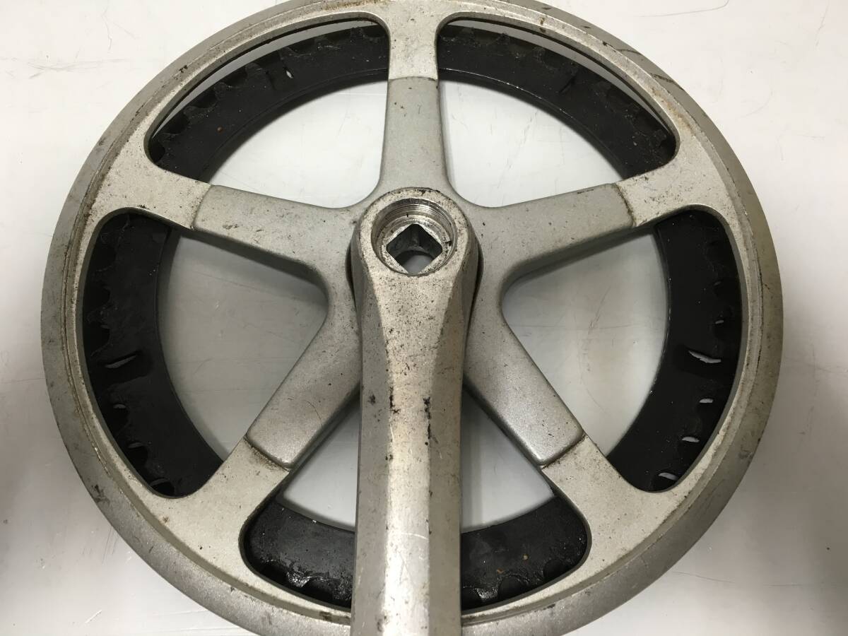 ♪SUGINO 1GC スギノ チェーンリング クランク セット 自転車 パーツ 部品 現状品 中古 (NF251028) 218-1382_画像6