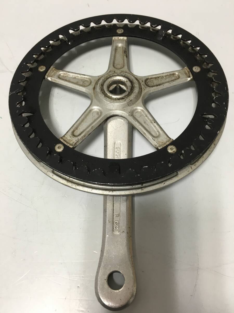 ♪SUGINO 1GC スギノ チェーンリング クランク セット 自転車 パーツ 部品 現状品 中古 (NF251028) 218-1382_画像2