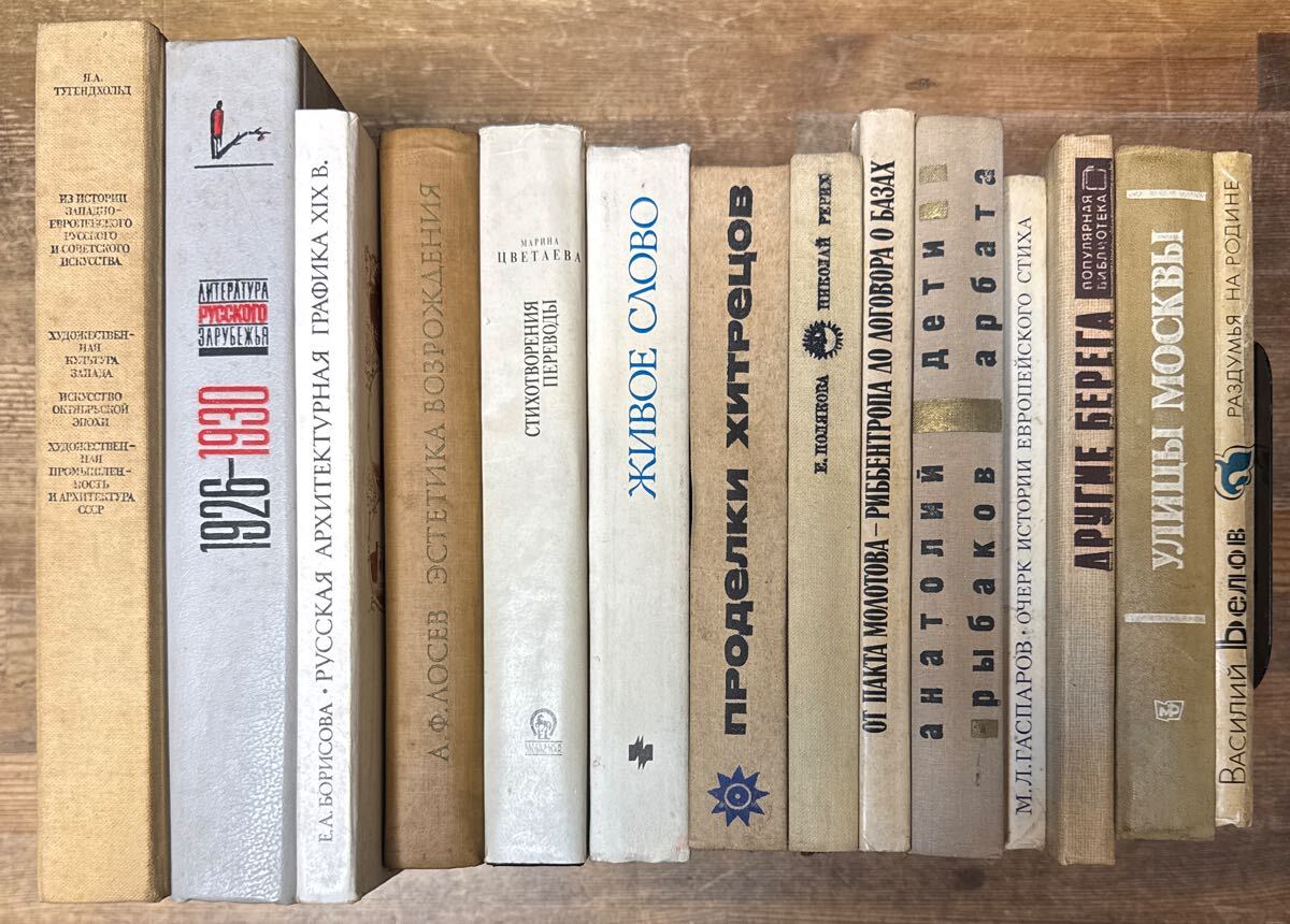 a1008-58.洋書 ロシア語 文学 他 関連 まとめ 専門書 研究 資料 ディスプレイ display 装飾 小物_画像1