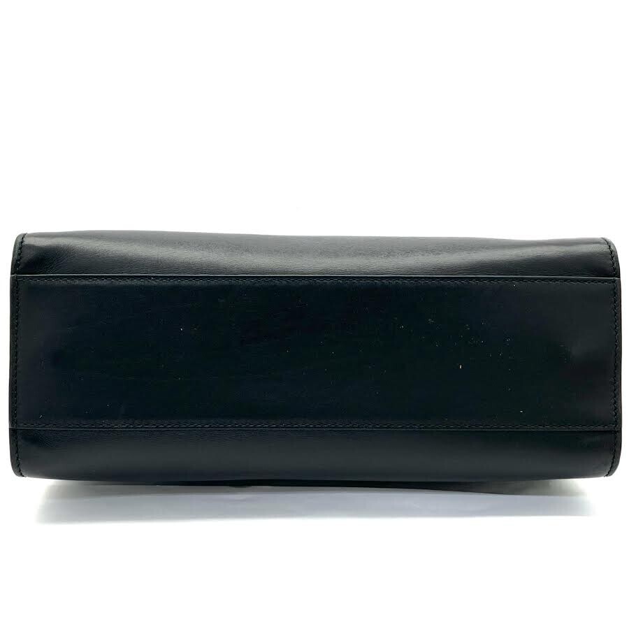 仙75&84 【1スタ】GUCCI 453764 ニムフェア バンブー 2WAYバッグ ハンドバッグ ショルダーバッグ ブラック グッチ レザー_画像4