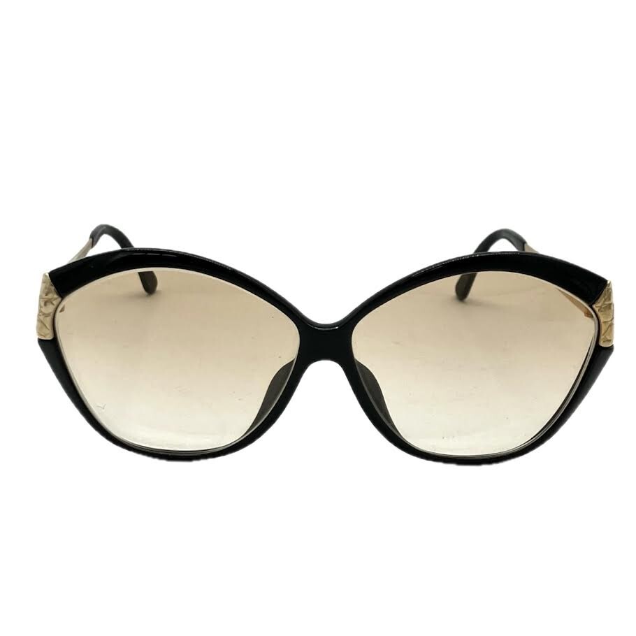 .15[ раз ввод ]Christian Dior солнцезащитные очки 2319A 90 130 черный рама оттенок золота Christian ti-ruCD I одежда 