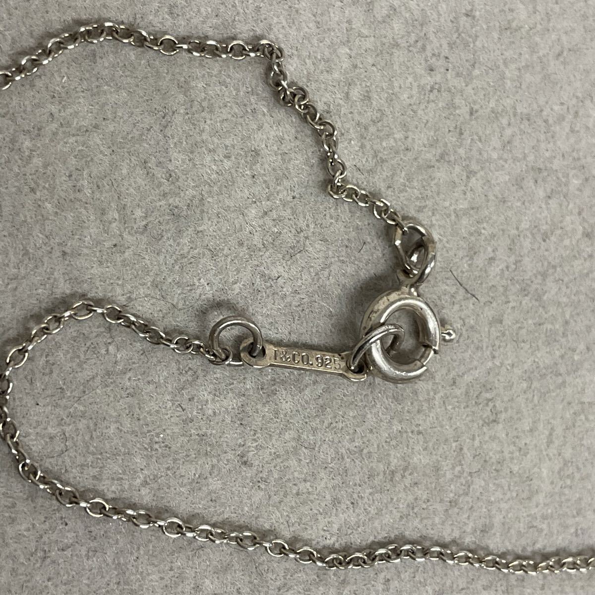 営NS008-60◆ TIFFANY＆Co. ティファニー パロマピカソ ラビングハート シルバー925 総重量2.98g ネックレス_画像3