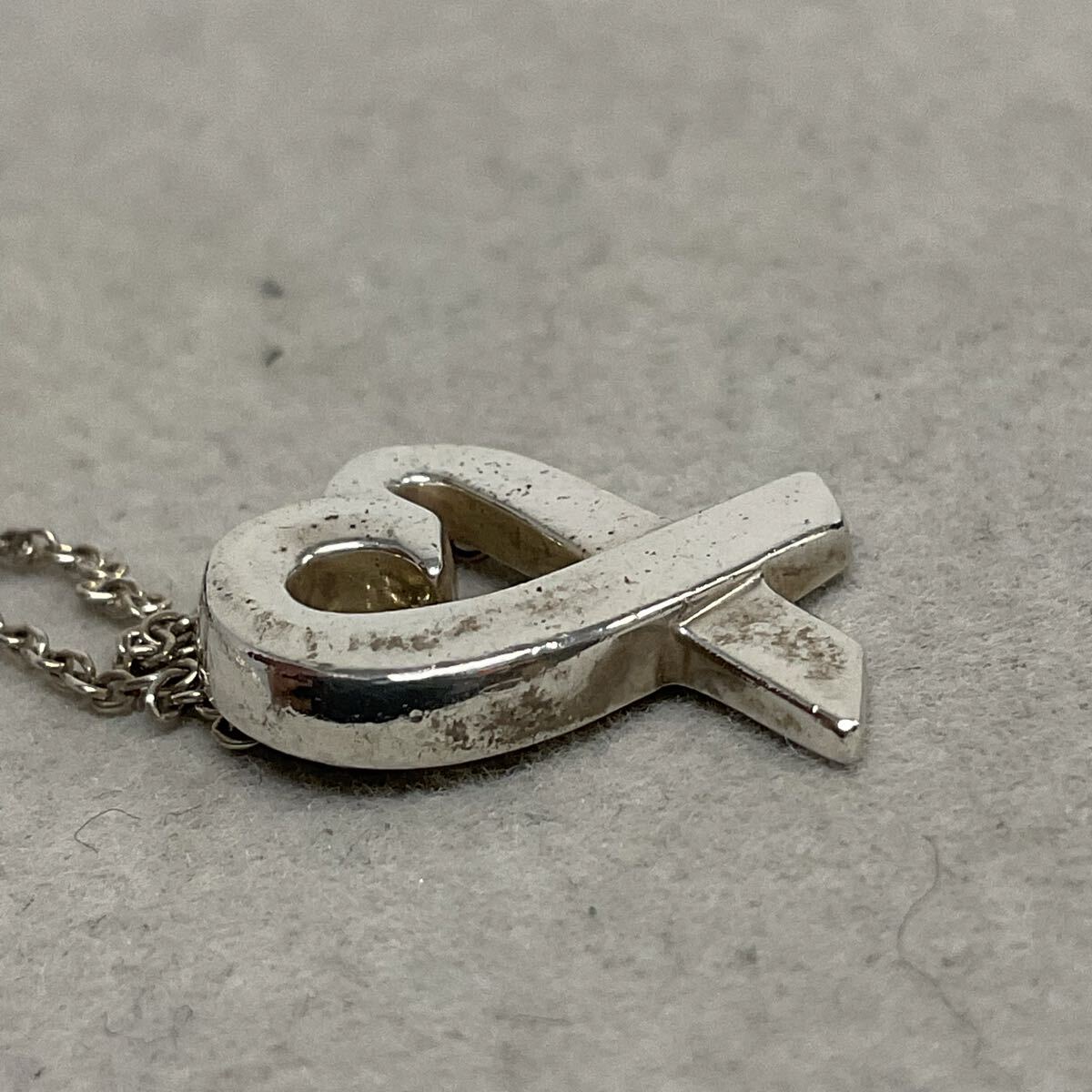 営NS008-60◆ TIFFANY＆Co. ティファニー パロマピカソ ラビングハート シルバー925 総重量2.98g ネックレス_画像5