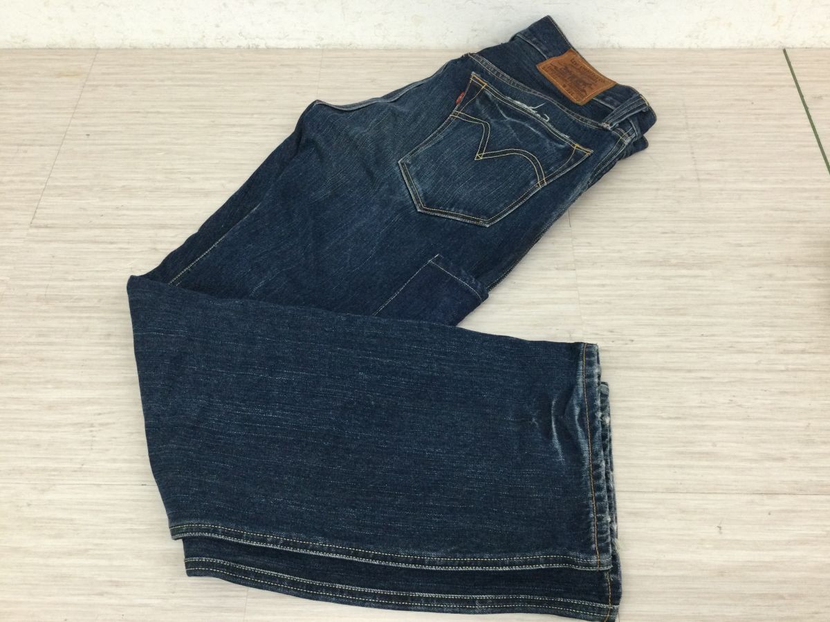 ●営KW137-80 Levi‘s リーバイス 703 W32 L33 ジーンズ デニム 古着 アメカジ ヴィンテージ ダメージ加工 /k_画像1