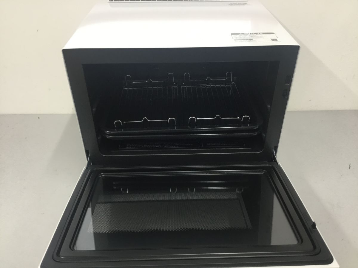 ●営KW186-170J【稼働品】SHARP シャープ HEALSIO ヘルシオ ウォーターオーブン スチームオーブンレンジ AX-LSX3A-S 2023年製 ホワイト /u_画像5