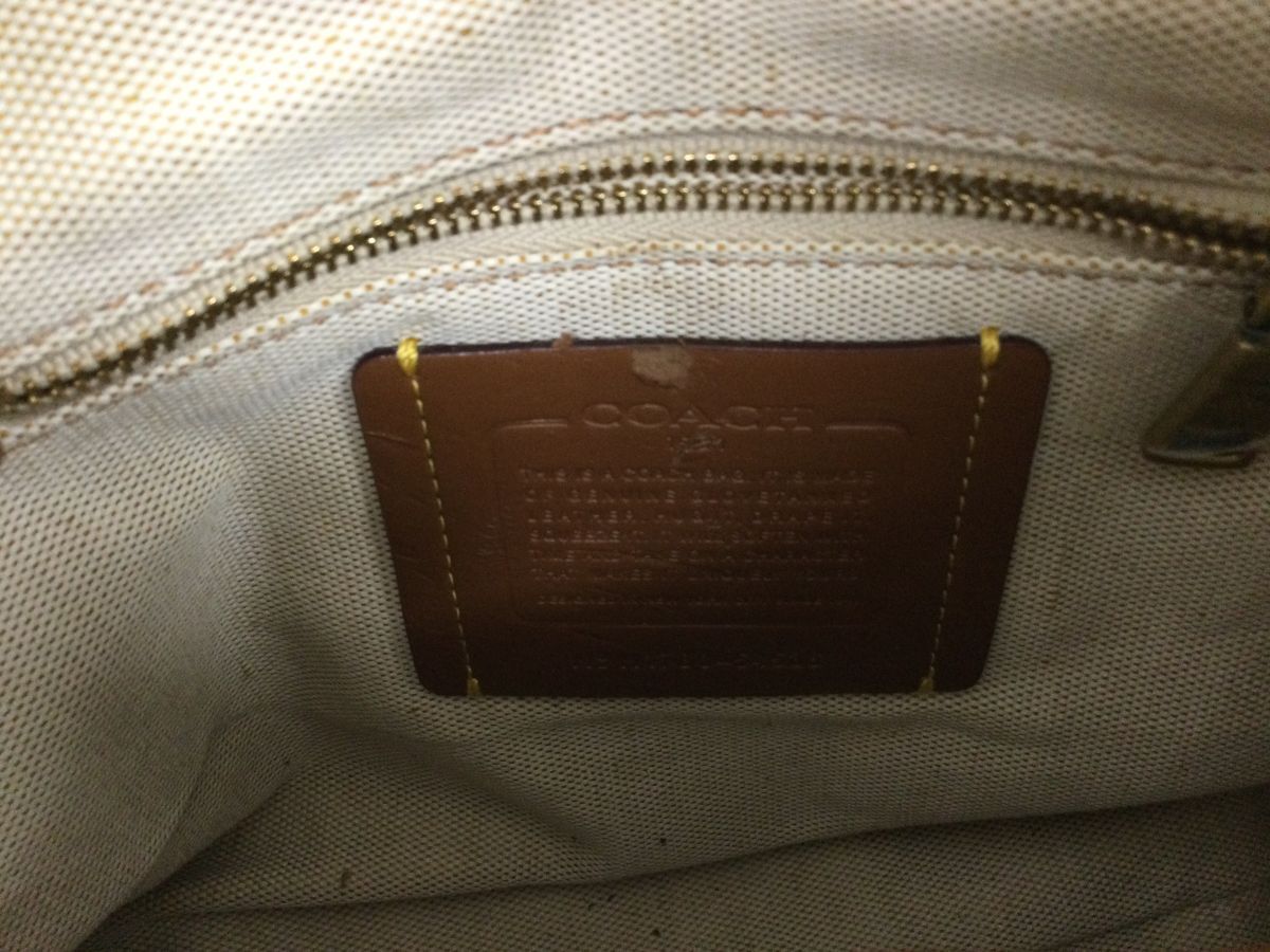 ●代EB537-80【まとめ】COACH コーチ パッチワーク ショルダーバッグ 鞄 かばん バッグ / ハンドバッグ トートバッグ ブルー /k_画像6