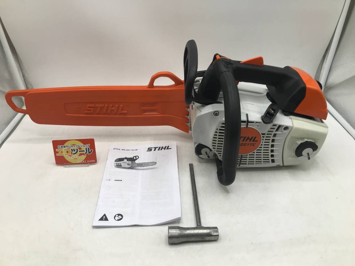 【中古品】☆STIHL/スチール エンジンチェンソー MS201TC-M [ITSYMZKY3M42][Y02]_画像1
