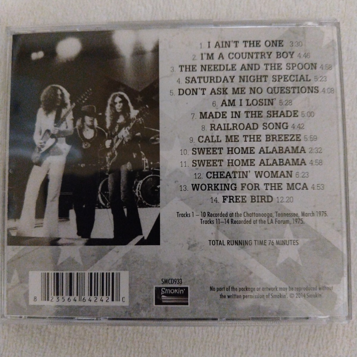CHATTANOOGA CHOO CHOO / LYNYRD SKYNYRD CD_画像2