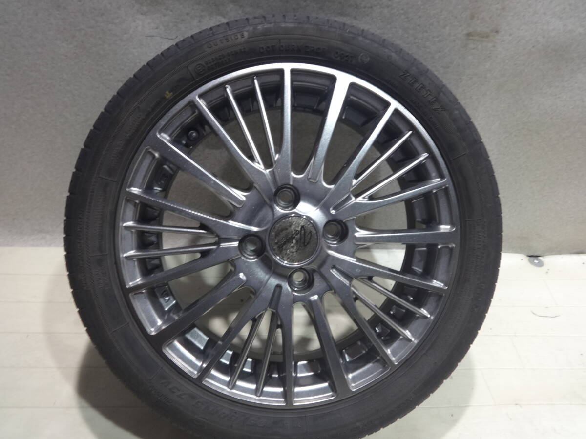 11W3530 Verthandi 4.5J +45 PCD100 ヴェルザンディ & ZEETEX 165/50/15 ４本セット_画像3