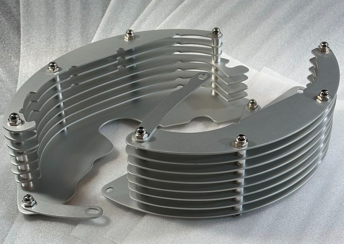 SR400 SR500 シリンダー 放熱フィン FI キャブ対策 ビッグフィン 冷却フィン ビッグシリンダー アルフィン U336_画像1