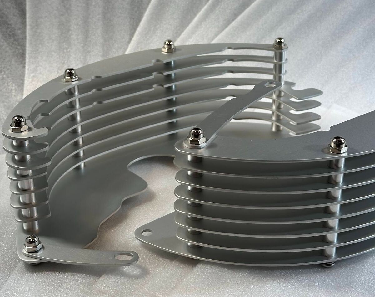 SR400 SR500 シリンダー 放熱フィン FI キャブ対策 ビッグフィン 冷却フィン ビッグシリンダー アルフィン U336_画像2