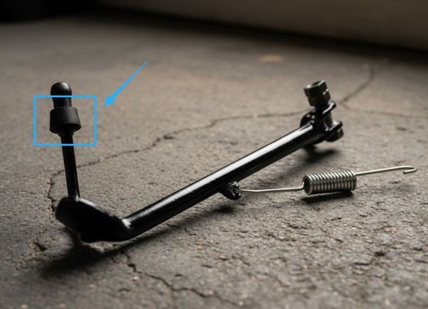 ダンパー サイド スタンド ストッパー MACH 750SS 500SS H1 H2 S1 S2 S3 KH400 SS 250 350 H2A H2B H2C マッハ ラバー ゴム U1918_画像2