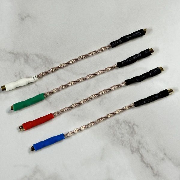 5N パーフェクトクリスタルPCOCC カートリッジ リード線 ヘッドシェル レコード 30AWG ターンテーブル LP 針 プレーヤー アナログ U529_画像1