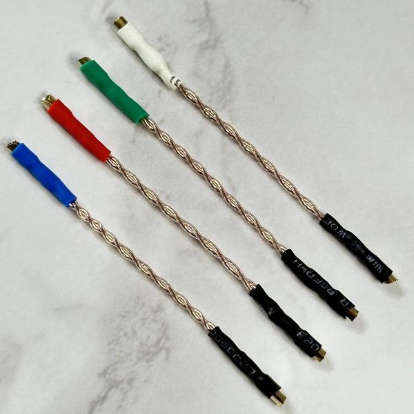 5N パーフェクトクリスタルPCOCC カートリッジ リード線 ヘッドシェル レコード 30AWG ターンテーブル LP 針 プレーヤー アナログ U529_画像6