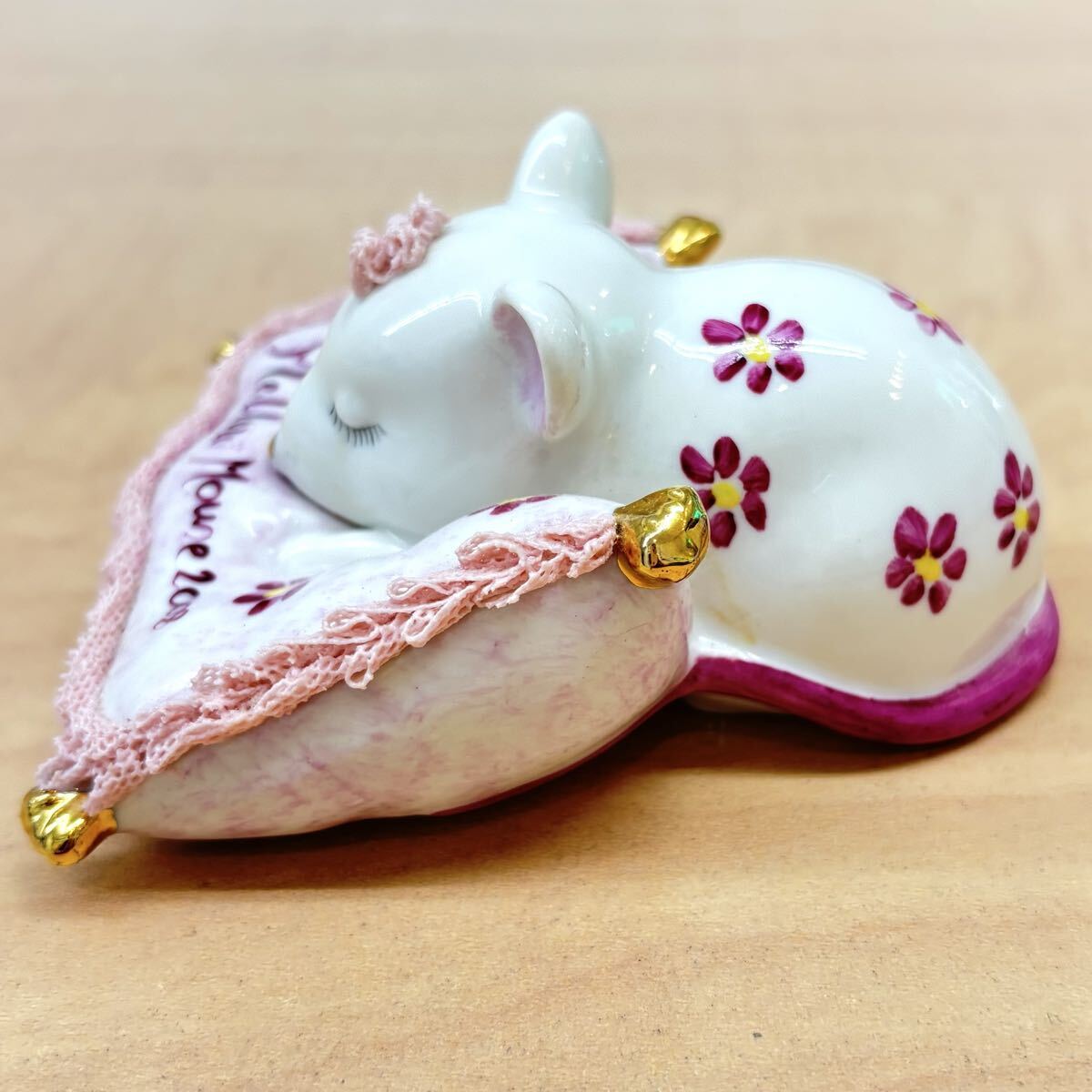 ◆アイリッシュドレスデン◆メローマウス 2008年／フィギュリン／置物 ／Irish Dresden／ねずみ 子年_画像3