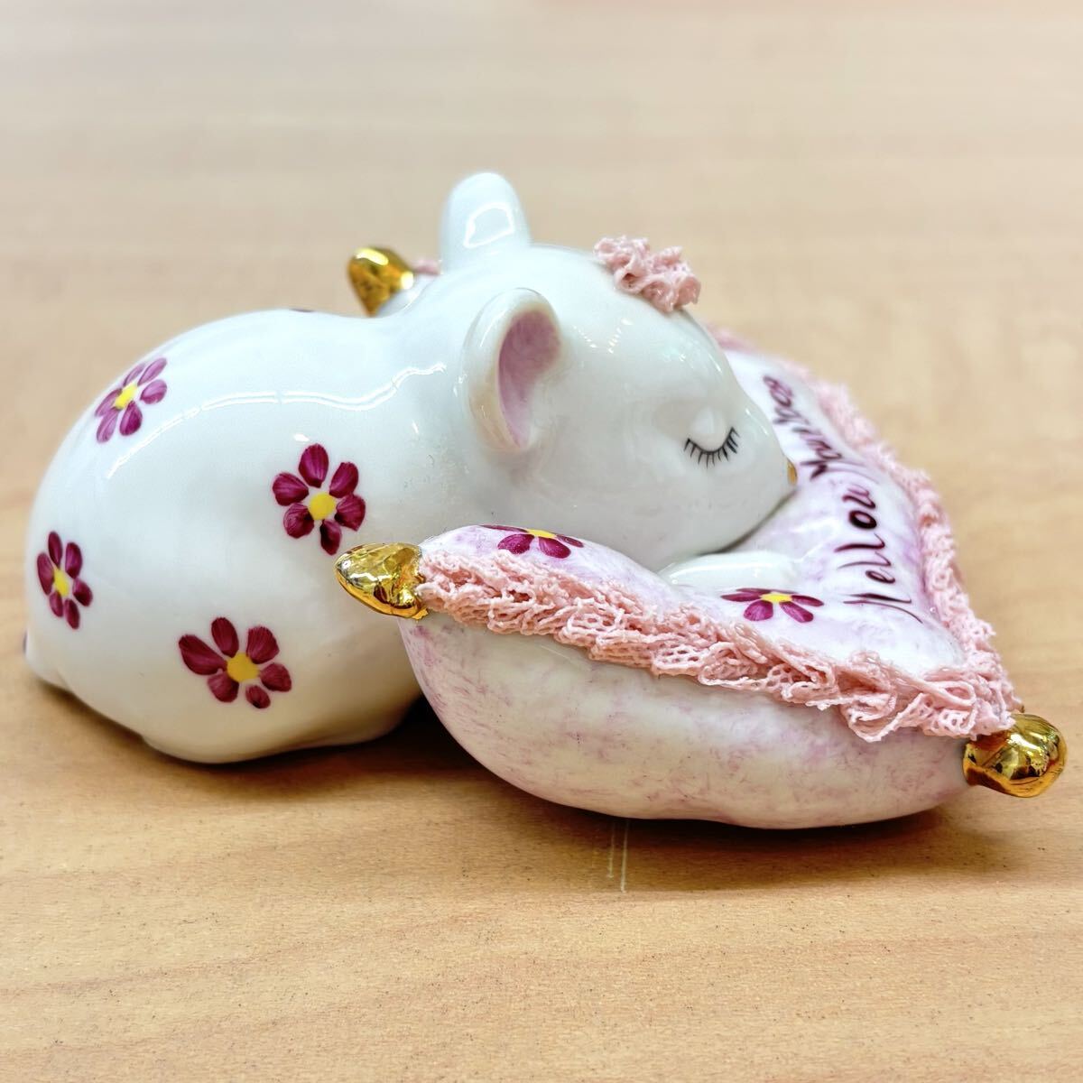 ◆アイリッシュドレスデン◆メローマウス 2008年／フィギュリン／置物 ／Irish Dresden／ねずみ 子年_画像4