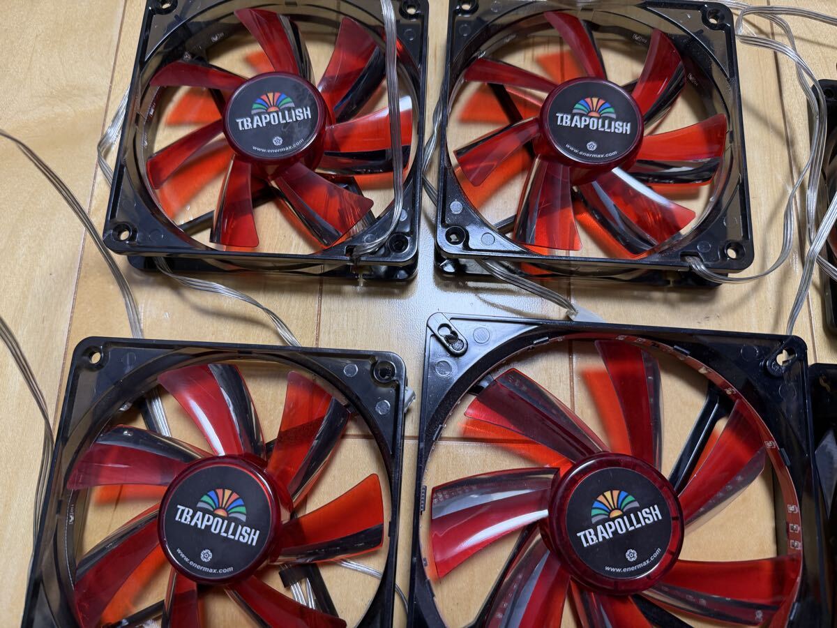Enermax ケースファン レッド 140mm×2個 120mm×4個 エナーマックス FAN EA142512W-OAL ED122512W-OAL_画像7