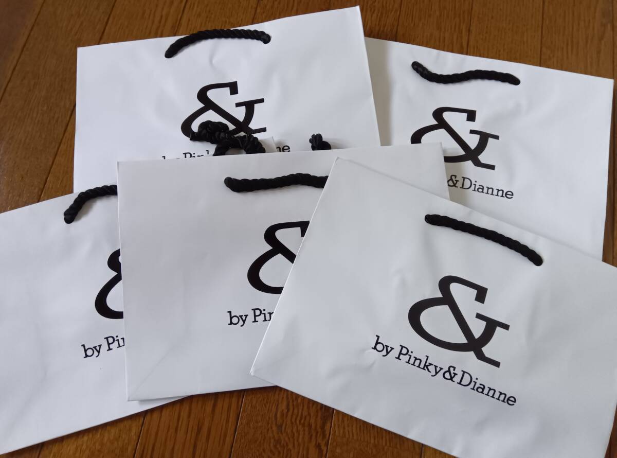 【新品】Pinky&Dianneピンキーアンドダイアン手提げ袋５枚組ショップ袋_画像2