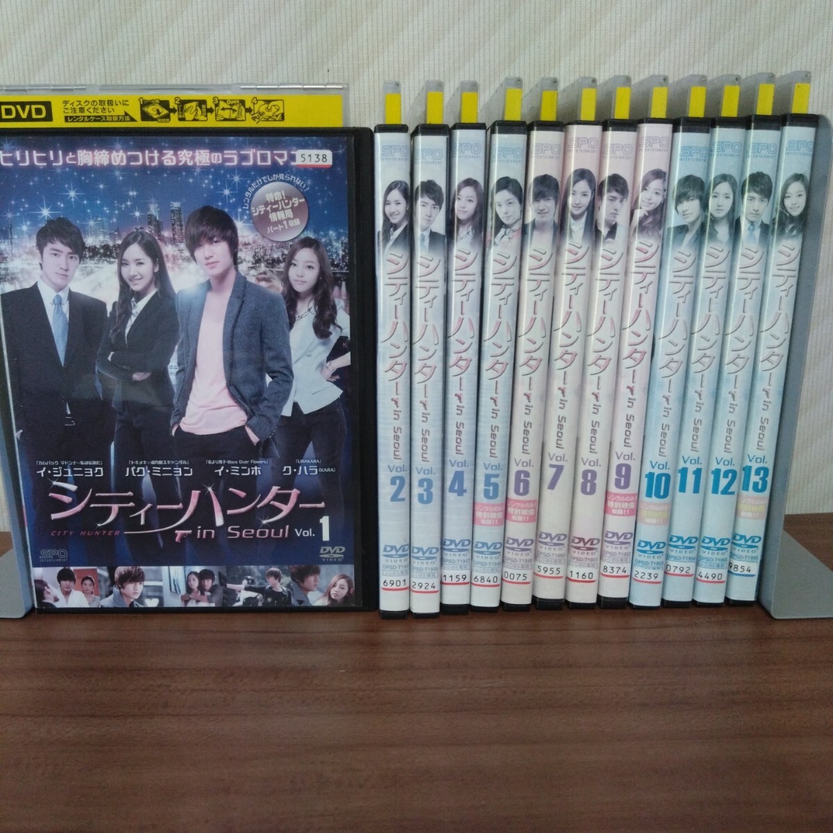 レンタル DVD シティーハンター in Seoul 韓國ドラマ ミンホ 全13巻セット