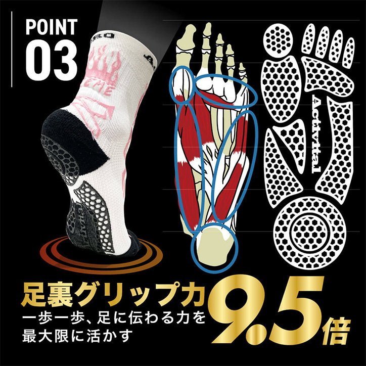 XTREME グリップ L-LL BLUE ORANGE Activital (アクティバイタル) 26.0-29.0 | メール便可 ソックス soccer futsal サッカー フットサル_画像2